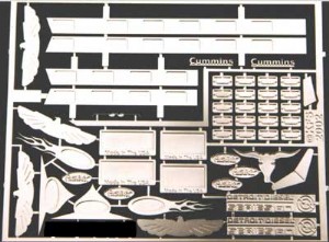 KFS 1/24 WESTERN STAR 卡車裝飾 蝕